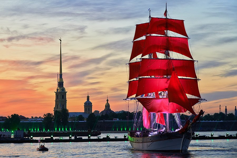 В Санкт-Петербурге готовят эксклюзивное ночное шоу «Алые паруса»