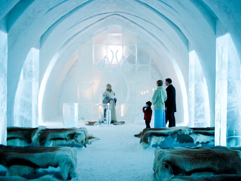 В Швеции открыли эксклюзивный ледяной отель